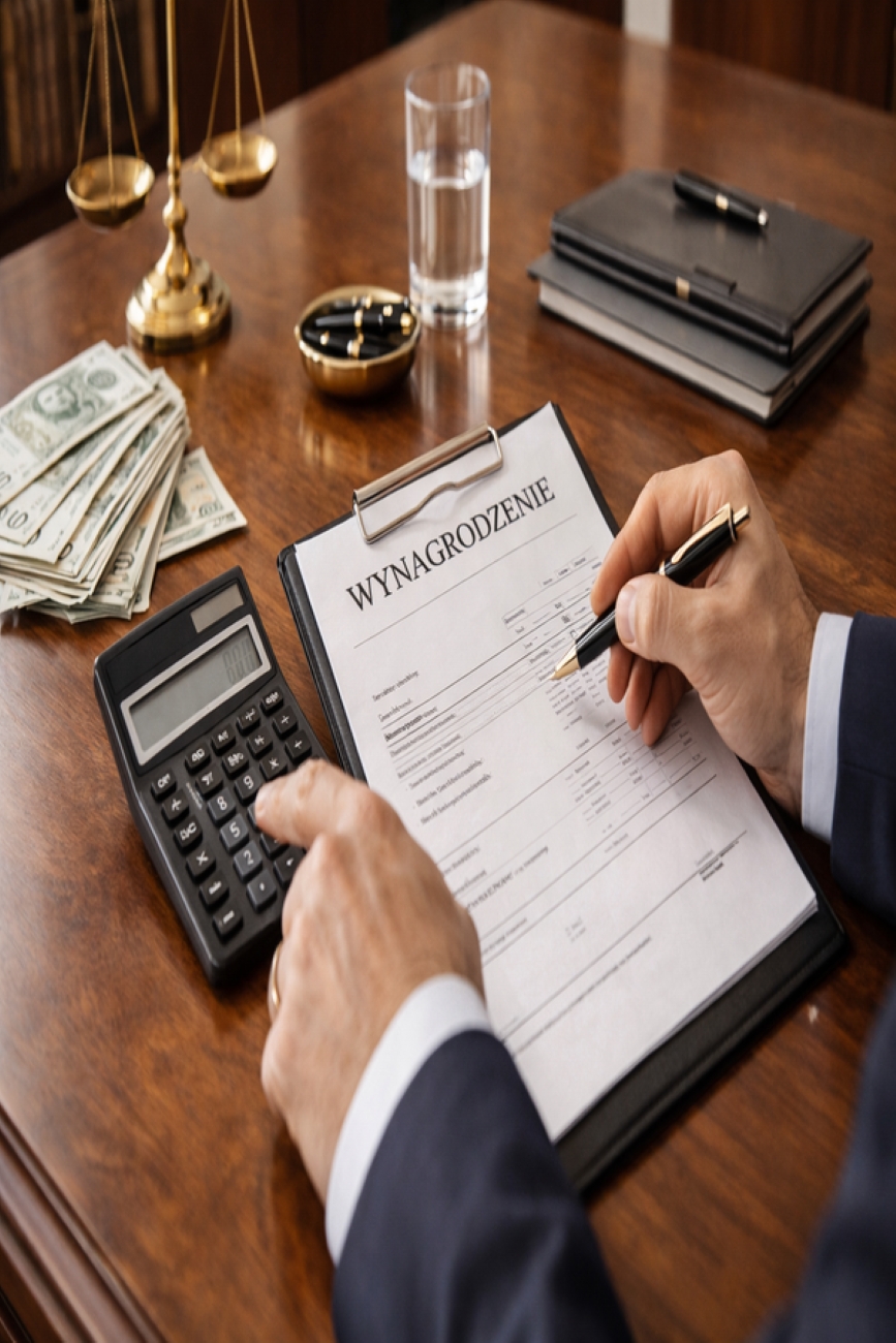 Informacje o wynagrodzeniu adwokata